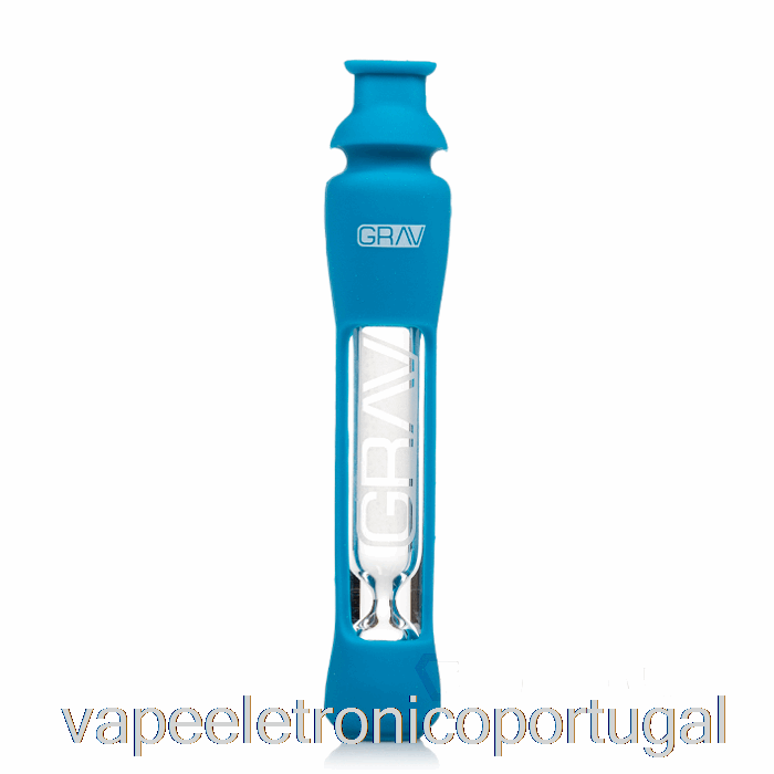 Vape Eletronico Grav 12mm Provador Com Pele De Silicone Azul
